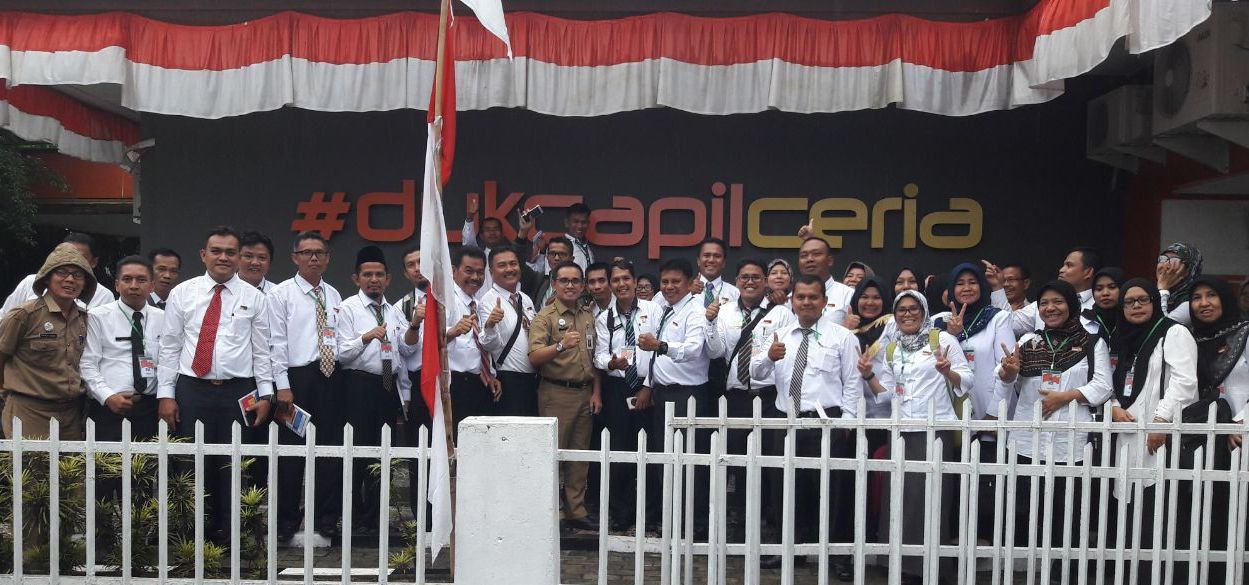 Sebanyak 79 Peserta Diklatpim Tk IV Kemendagri Regional Bukittinggi Kunjungi Disdukcapil Padang Pari
